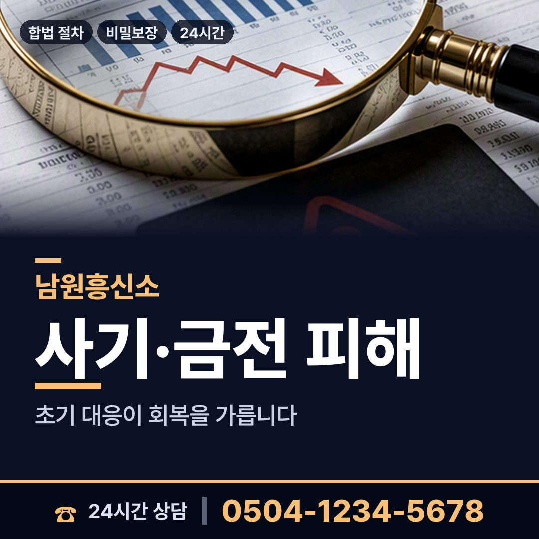 남원 산동면 긴급조사 상담 안내
